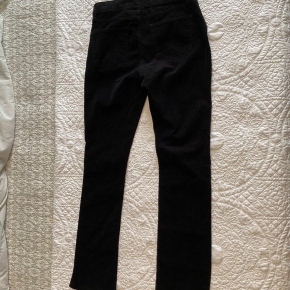 St. John's Bay Black Straight Corduroy Pants Women's Size 6 Mid Rise - Picture 6 of 8